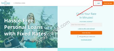 best egg loan login